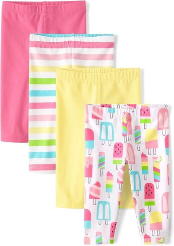 The Children's Place Baby Girls' and Toddler Capri Leggings, Multipacks in Saudi Arabia