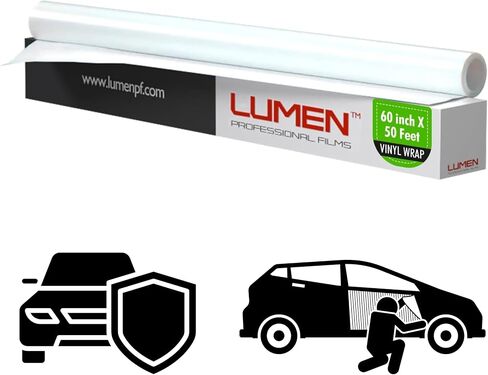 Lumen Standard PPF Film for Car - 60" x 50' Durable TPU Upto 7 Years, Basic Self-Healing, UV Resistant, Universal Fit, Cost-Effective Car Paint Protection Film - E150 in Saudi Arabia