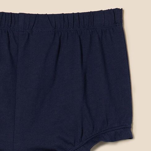 Amazon Essentials Toddlers and Baby Girls' Cotton Bloomer Shorts, Pack of 3 in Kuwait
