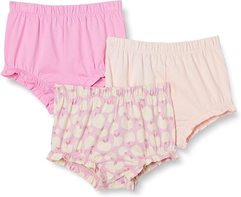 Amazon Essentials Toddlers and Baby Girls' Cotton Bloomer Shorts, Pack of 3 in Kuwait