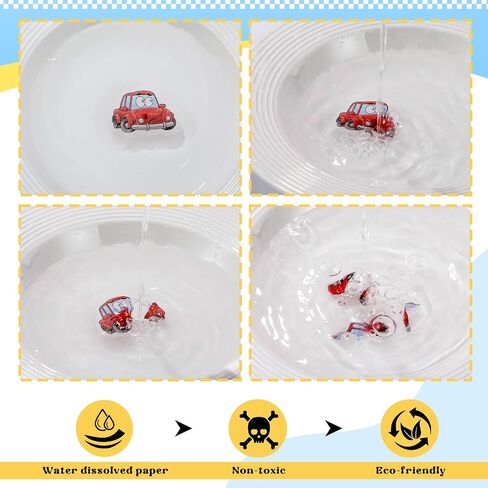 Chinco 120 PCS Boys Boys Potty Training يستهدف الصبيان أهداف الأدوات الإيدز القابلة للتطهير على التدريب على استخدام الأطفال (أنماط السيارات) in Kuwait