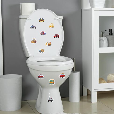 Chinco 120 PCS Boys Boys Potty Training يستهدف الصبيان أهداف الأدوات الإيدز القابلة للتطهير على التدريب على استخدام الأطفال (أنماط السيارات) in Kuwait