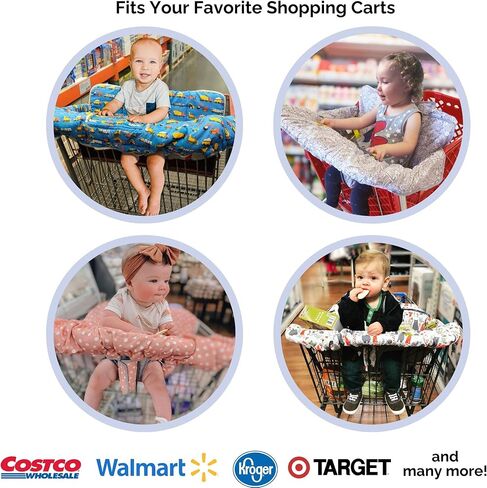 غطاء عربة التسوق Suessie وغطاء الكرسي العالي ، الديناصورات in Kuwait