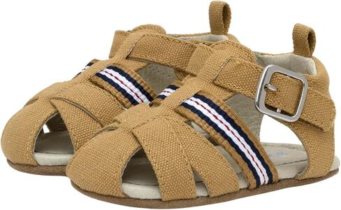 صنادل Robez Baby للأولاد والجنسين من First Kicks مقاومة للانزلاق للرضع والأطفال الصغار، من عمر 0 ​​إلى 24 شهرًا in Kuwait