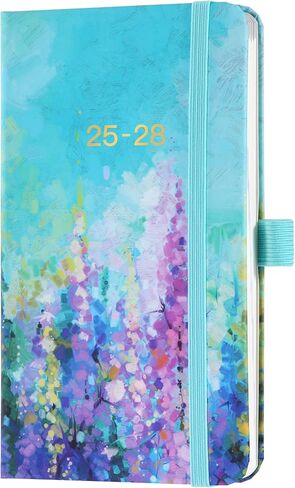 Pocket Calendar 2025-2027 - JAN 2025 - DEC 2027, Monthly Pocket Planner/Calendar 2025, 3 Year Monthly Planner (36-month), 60 Notes Pages, with Contacts, Holiday & Pen Holder, Back Pocket, Oil Painting in Kuwait