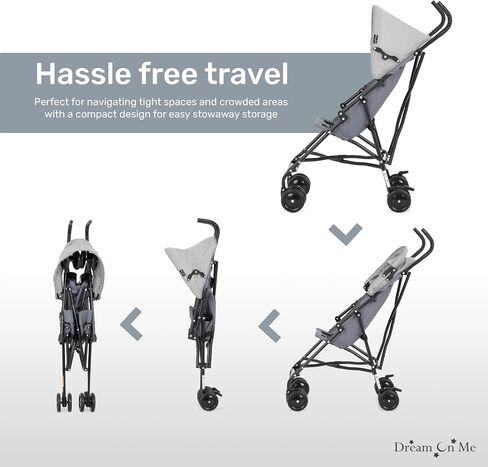 Dream On Me Aero Travel Lightweight Umbrella Stroller, Easy to Fold and Carry Travel Stroller, Adjustable and Removable Canopy in Saudi Arabia