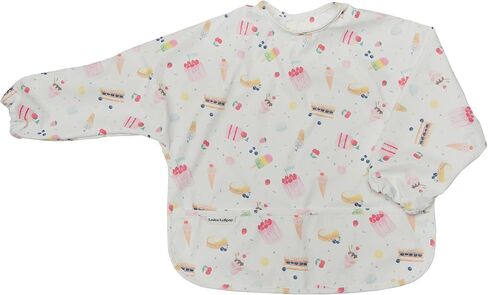 Loulou Lollipop Long Sleeve Mess Free Waterproof Bibs, for baby boys and girls 6-36 Months, Machine Washable, Travel Friendly in Saudi Arabia
