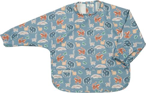 Loulou Lollipop Long Sleeve Mess Free Waterproof Bibs, for baby boys and girls 6-36 Months, Machine Washable, Travel Friendly in Saudi Arabia