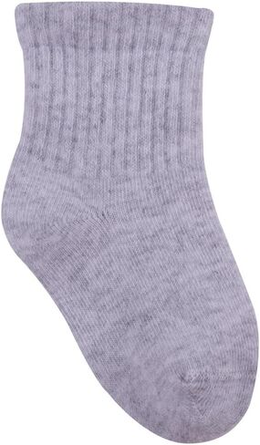 Bella Baby & Toddler Seamless-Toe Turkish Cotton Ribbed Crew Socks (6-Pack) in Kuwait