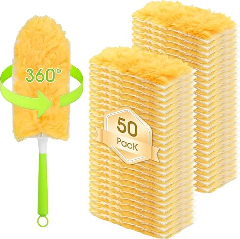 30 Pack Duster Refills Compatible with O-Cedar Duster, Heavy Duty Multi-Surface Duster Replacement, Disposable Replacement Duster Refill(Not Included Handle) in Saudi Arabia