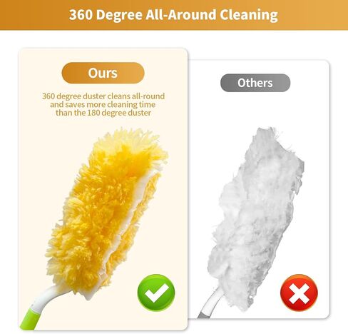 30 Pack Duster Refills Compatible with O-Cedar Duster, Heavy Duty Multi-Surface Duster Replacement, Disposable Replacement Duster Refill(Not Included Handle) in Saudi Arabia