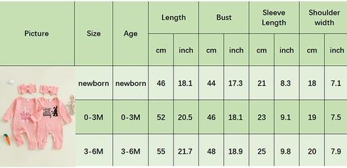 My First Easter Baby Girl Outfit Bunny Long Sleeve Romper Jumpsuit Onesie Easter Newborn Girl Outfits Clothes in Kuwait
