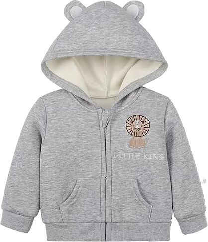 Baby Boy Girl 3 Piece Outfit Zipper Hoodie Jacket Bodysuit and Pants Set Toddler Clothes Set in Saudi Arabia