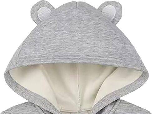 Baby Boy Girl 3 Piece Outfit Zipper Hoodie Jacket Bodysuit and Pants Set Toddler Clothes Set in Saudi Arabia