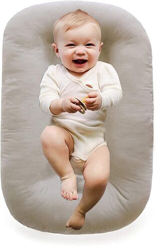 طفل متسكع للوسادة حديثي الولادة ، Loevin Baby Nest Pillow Coping for Baby in Bed ، مواليد حديثي الولادة للأولاد والبنات 0-12 شهرًا || المشمش الإنجليزي in Kuwait