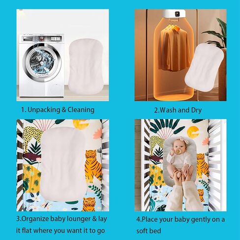 طفل متسكع للوسادة حديثي الولادة ، Loevin Baby Nest Pillow Coping for Baby in Bed ، مواليد حديثي الولادة للأولاد والبنات 0-12 شهرًا || المشمش الإنجليزي in Kuwait
