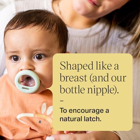 Tommee Tippee يشبه الثدي ، 0-6M ، 4 عدد ، خفيفة الوزن ، تصميم سيليكون من قطعة واحدة ، حلمة متماثلة in Kuwait