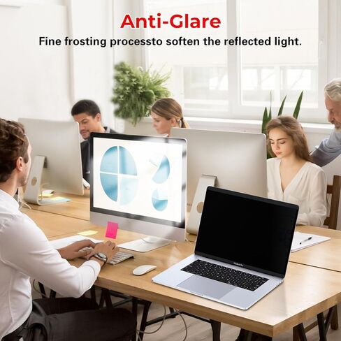شاشة خصوصية للكمبيوتر المحمول مقاس 13.3 بوصة، وواقي مرشح الضوء الأزرق المضاد للوهج بنسبة 16:10 قابل للإزالة، ودرع الخصوصية لشاشة الكمبيوتر مقاس 13 بوصة للكمبيوتر المحمول in Kuwait