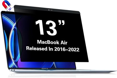 شاشة خصوصية للكمبيوتر المحمول مقاس 13.3 بوصة، وواقي مرشح الضوء الأزرق المضاد للوهج بنسبة 16:10 قابل للإزالة، ودرع الخصوصية لشاشة الكمبيوتر مقاس 13 بوصة للكمبيوتر المحمول in Kuwait