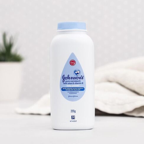 Johnson's Baby Powder for Delicate Skin, Hypoallergenic and Free of Parabens, Phthalates, and Dyes for Baby Skin Care, 1.5 oz (Pack of 2) in Saudi Arabia