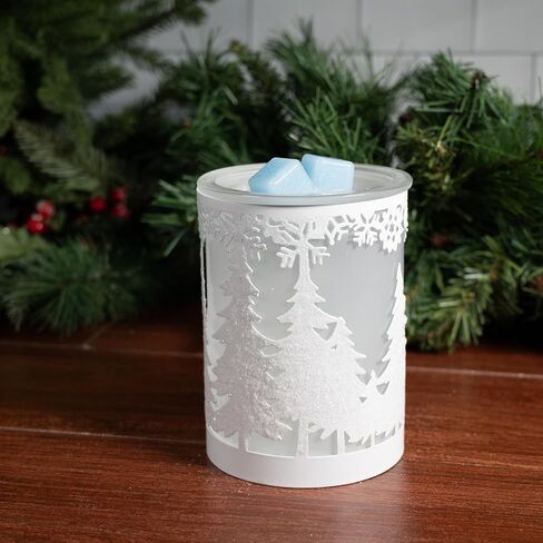 Scentsationals Wax Melt Warmer, Wax Warmer for Scented Wax - Holiday Collection Red Garnet Christmas - Candle Wax Melter for Fragrance Cubes and Tarts in Kuwait