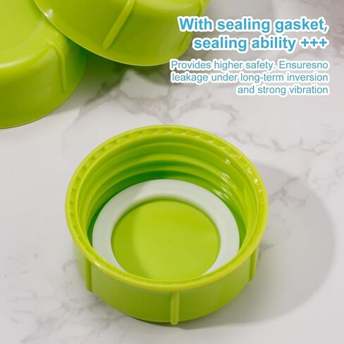 6pcs أبعاد زجاجة طفل ضيقة للدكتور براون وميديلا ، غطاء زجاجة سفر مجاني موثوق به مع إكسسوارات قطع غيار تخزين الحشية (الأخضر) in Kuwait