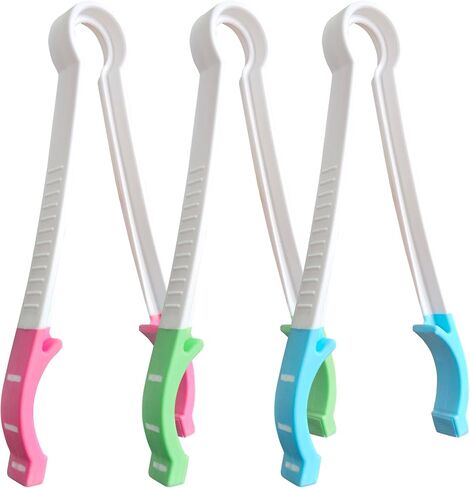 Matyz 2-PACK Baby Bottle Tongs with Non-Detachable Silicone Tips (Green, 2 PCS), Non-Slip Grip, BPA-Free, Compact and Lightweight, Multipurpose for Bottle-Nipples or Pacifiers in Saudi Arabia