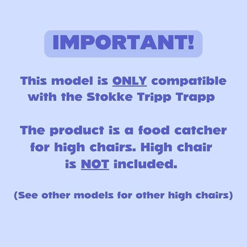 CATCHY -Food Catcher- Compatible with Cybex Lemo High Chair +12 Other High Chairs -Highchair Sold Separately- Baby & Toddler Food & Mess Catcher -Premium Linen Inspired- Under High Chair Accessory in Kuwait