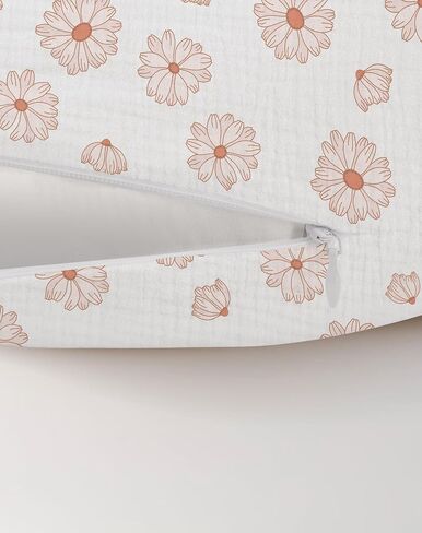 Nursing Pillow Covers, Muslin Nursing Cover for Breastfeeding Pillows, Comfortable for Baby Girls and Boys (Brick) in Kuwait