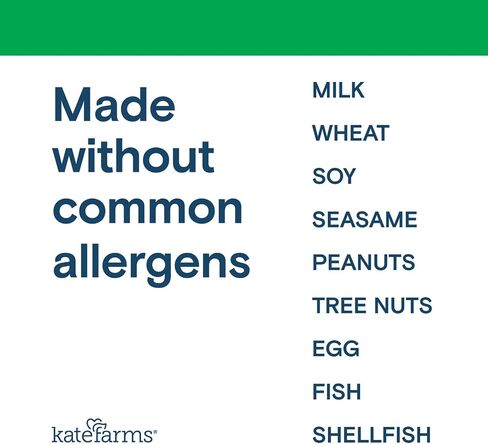 KATE FARMS Organic Kids Nutrition Shake, Vanilla, 8g of protein, 27 Vitamins and Minerals, Meal Replacement Drink, Protein Shake, Gluten Free, Non-GMO, 8.45 Fl oz (Pack of 12) in Saudi Arabia