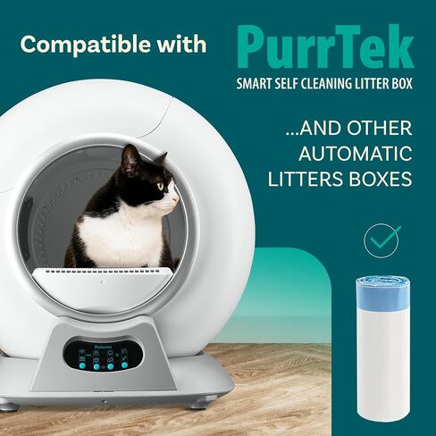 Premium Self Cleaning Cat Litter Box Liners, Kitty Litter Bags, Poop Bags, Pet Waste Bags & Durable Litter Box Liners - Ultimate Odor Control & Leakproof Design Cat Litter Bags in Saudi Arabia