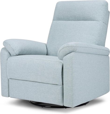 DaVinci Suzy Glider Recliner Nursery Chair - Glider Rocking Chair for Nursery and Living Room - GREENGUARD Gold, FSC & Certi-PUR US Certified - 360° Swivel Rocker Recliner Chair (Cozy Cream Boucle) in Saudi Arabia