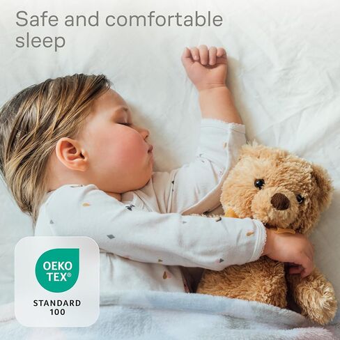 Niagara Crib 2 Pack 100% Waterproof Mattress Protector, Soft Breathable Crib Mattress Protector with Deep Pocket, Crib Mattress Pad for Toddler and Baby (52x28, White) - Viscose Made from Bamboo in Kuwait