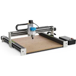 Cnc Router Machine 5050, Custom-Made 710W 6000-30000 RPM Trim Router Spindle, Linear Rails and Ball Screws on 3-axis, Engraving Milling Machine for Metal Wood Acrylic Leather etc.
