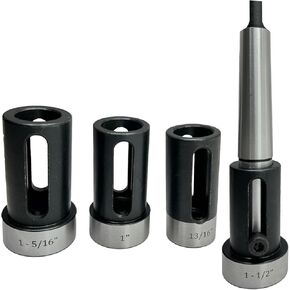 MachEl Floating Type Imperial Die Holder Set – Includes 13/16", 1", 1-5/16", and 2" Sizes for Precision Threading on Lathe (MT3)