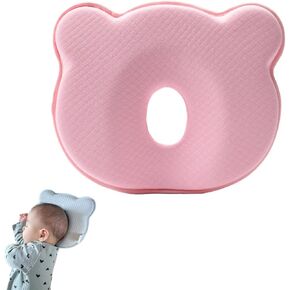 Memory Foam Cute Little Pillow,Portable Cute Cartoon Bear Soft and Cozy Pillow, Machine Washable, Anti Roll Pillow