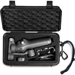 Lekufee Travel Waterproof Hard Case for DJI Osmo Mobile 7P / 7 Gimbal Stabilizer and Accessories(Case & Bag Only)