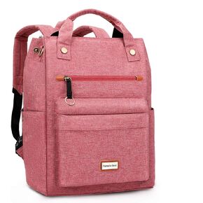 Pomelo Best Baby Diaper Bag Backpack, Large Capacity Multifunction Travel Pack with Waterproof Changing Pad, stroller hook with velcro, insulated bottle holder, utensil pocket, Light Gray