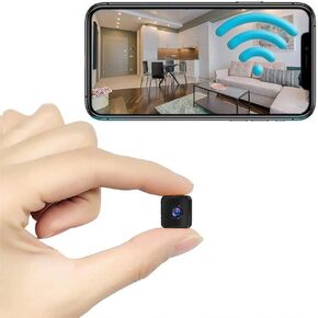 Mini Wireless Indoor Camera WIFI Home Security Camera Small Outdoor WiFi Pet Cameras,2025 Pet HD Tiny Nanny Cam, Wide Angle,Night Vision, House Door Cameras, No Need WiFi Camera,For Home Security