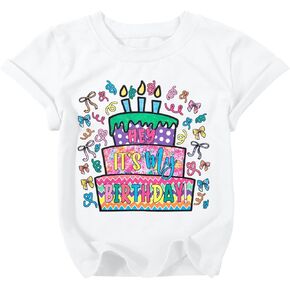 Birthday Girl Shirt Magical Castle Tshirt Birthday Shirts for Kids Funny Birthday Party Gift Tees Cute Graphic Tops
