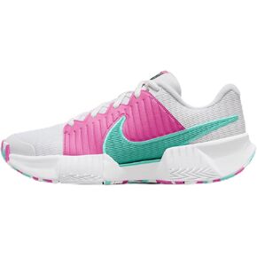 Nike Zoom Challenge Women's Pickleball Shoes (FQ4155-101 ، White/Alchemy Pink/Retro) Size 8.5