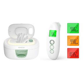 Momcozy Baby Wipe Warmer & Non-Contact Forehead and Ear Thermometer