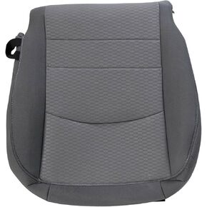 Priprilod Gray Cloth Driver Side Bottom Replacement Seat Cover Compatible with Dodge Ram 2500 3500 4500 5500 2013 2014 2015 2016 2017 2018