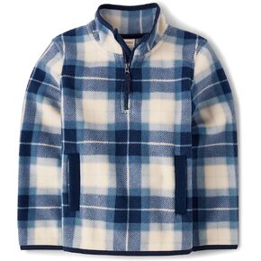 Gymboree Baby Boys' and Toddler Long Sleeve Cozy Microfleece Half Zip Pullover