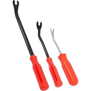 3Pcs Auto Fastener Remover Trim Rivet Removal Tool Kit for Car Door Panel Dashboard