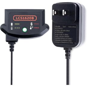 Compatible with Black & Decker 20V Battery Charger, LCS1620B Charger Compatible with Black and Decker 12V/20V MAX Lithium Battery LBXR20 LBXR2020 LBX4020 LBX20 for Drill Tools