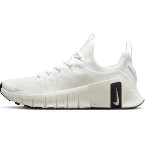 Nike Free Metcon 6 Premium Women's Workout Shoes (FZ1695-101, Summit White/Sail/Black/Metallic Silver) Size 9