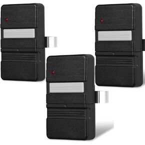for Genie GT90-1 Garage Door Remote Control,Compatible with Genie 9/12 Dip Switch Garage Door Opener Remote,390MHZ Overhead Door Opener Replacement for MAT90/GT912/G220/AT90/Blue Max 3 pcs