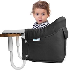 Portable Hook on High Chair for Baby & Toddler from 6-36 Months – Clip on Baby Seat for Table – Fast Table Chair for Travel & Dining– Including Storage Bag - Black in Kuwait
