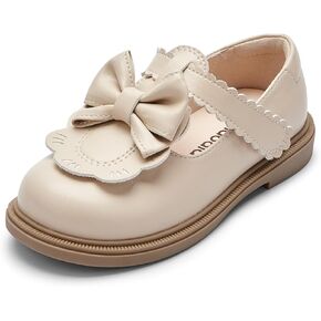 Balabala Toddler Girl Mary Jane Flats Girls Princess Dress Shoes Little Girl School Uniform Party Wedding Shoes